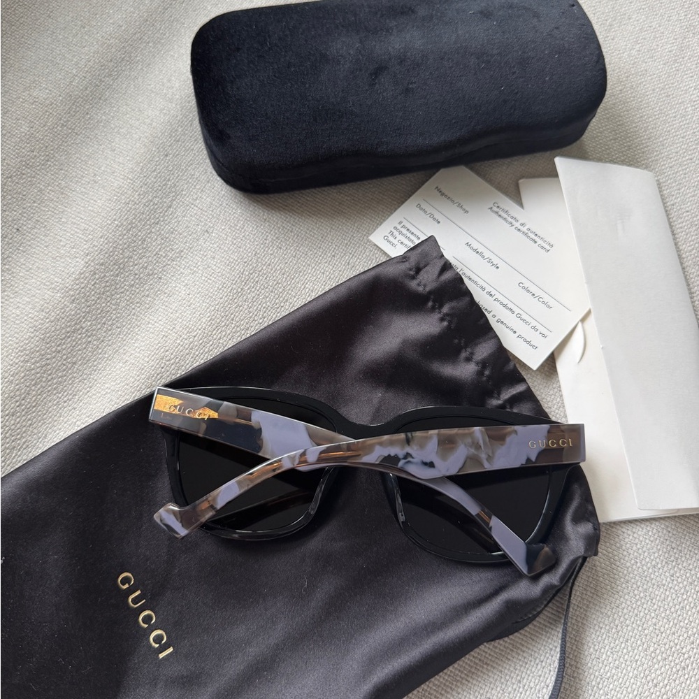 Gucci Black Sunglasses with Case